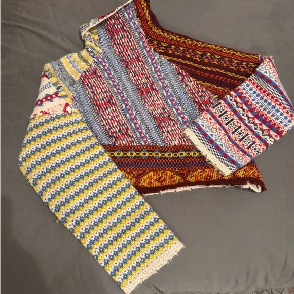 Rag & Bone Hollis Fairisle Wool and Alpaca blend sweater size small - Picture 5 of 6